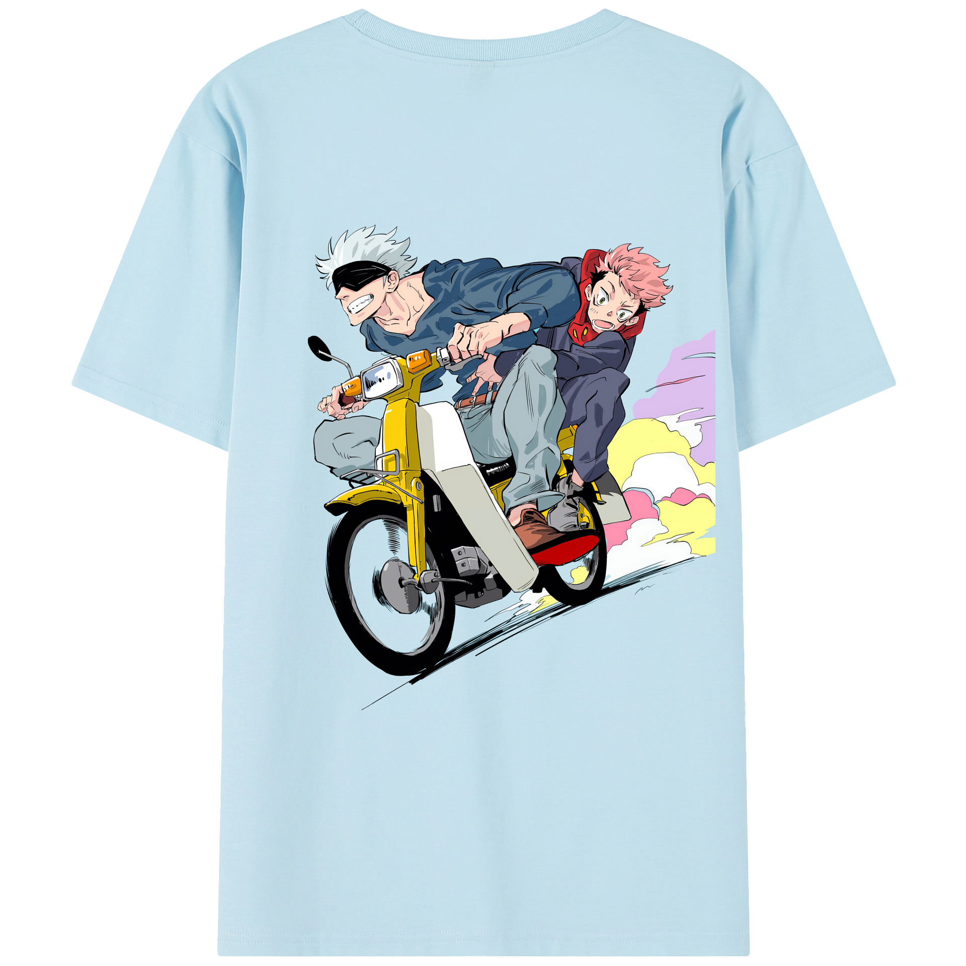 （画像用） 呪術廻戦 Jujutsu Kaisen 綿100％半袖Tシャツ（背面プリント）